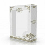 Картона коробка з віконцем 2-ка Орнамент (280*100*345мм.)